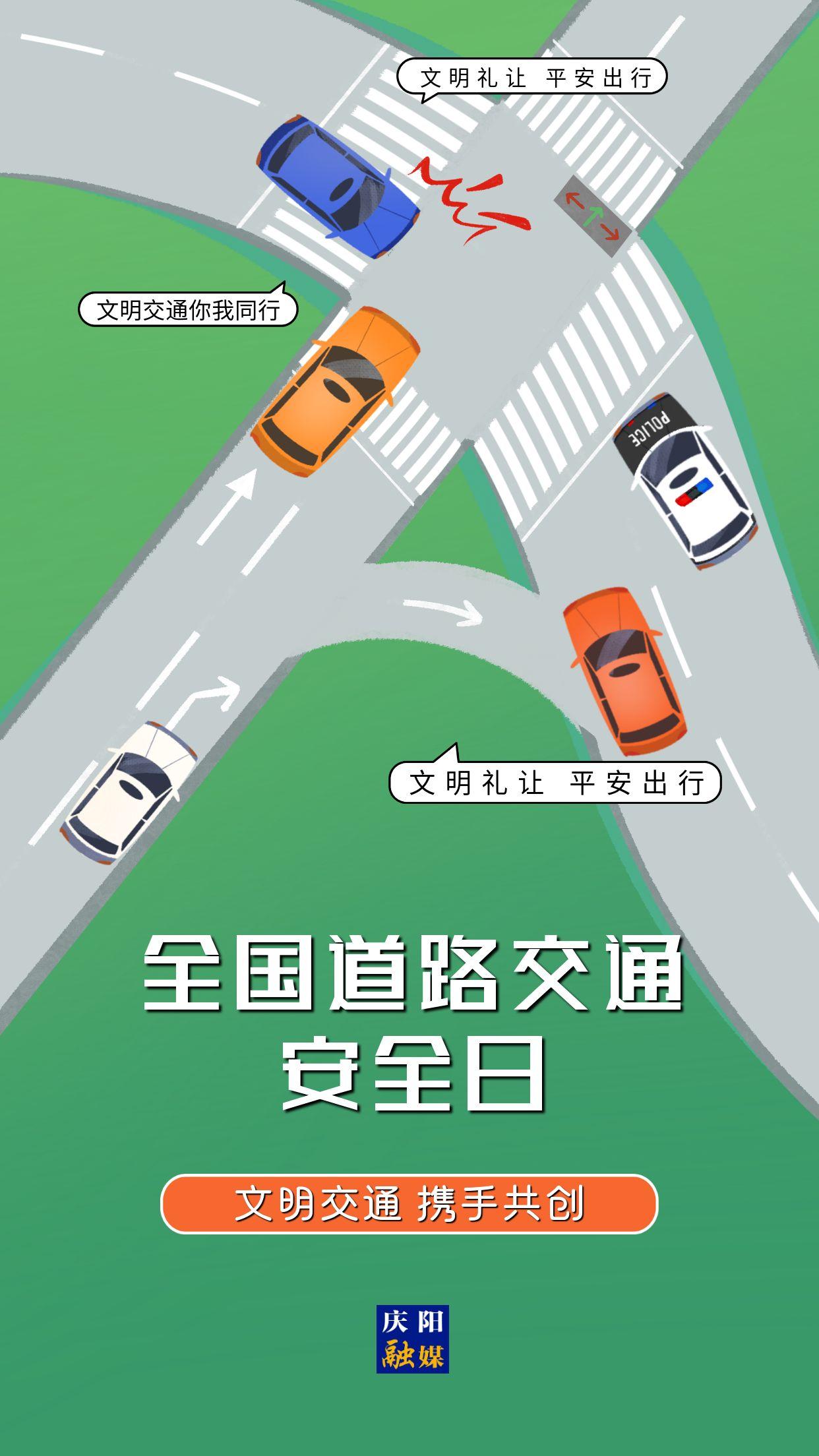 【微海報(bào)】全國道路交通安全日 | 文明交通 攜手共創(chuàng)