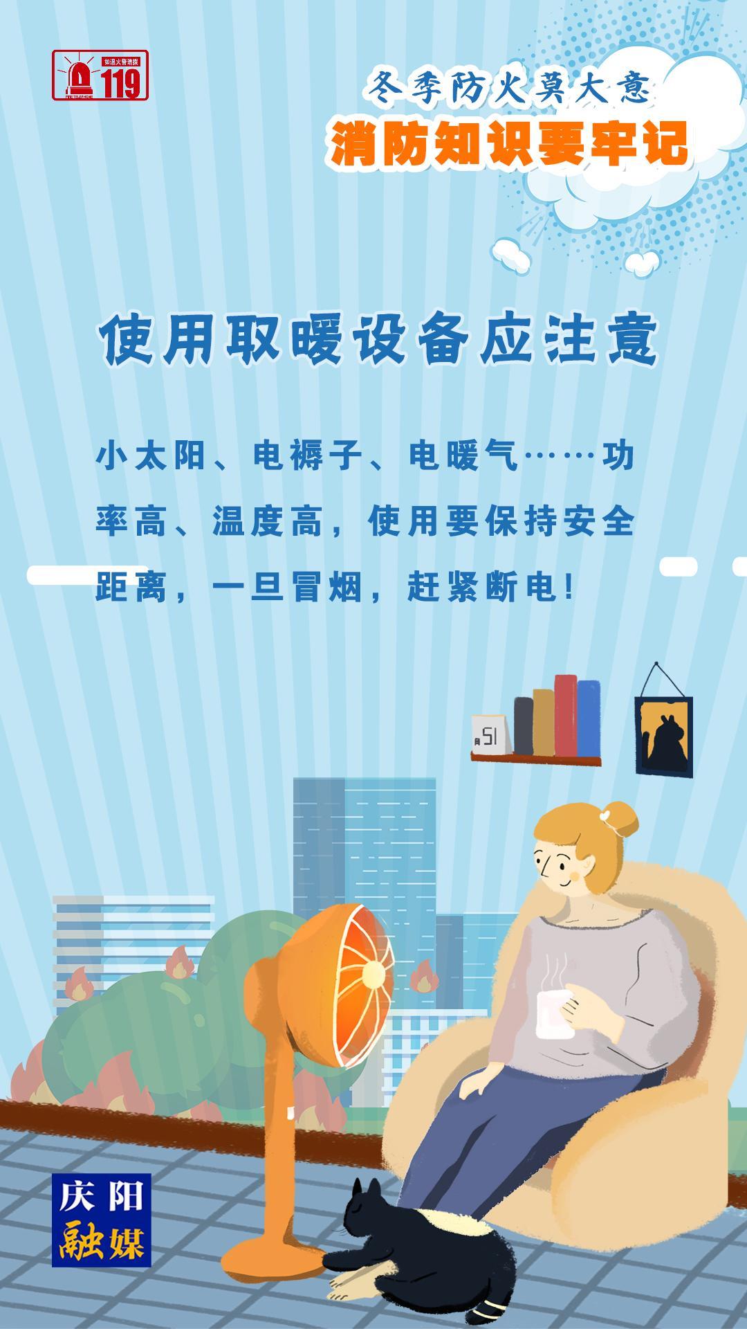 【微海報】冬季防火莫大意，使用取暖設(shè)備應(yīng)注意！