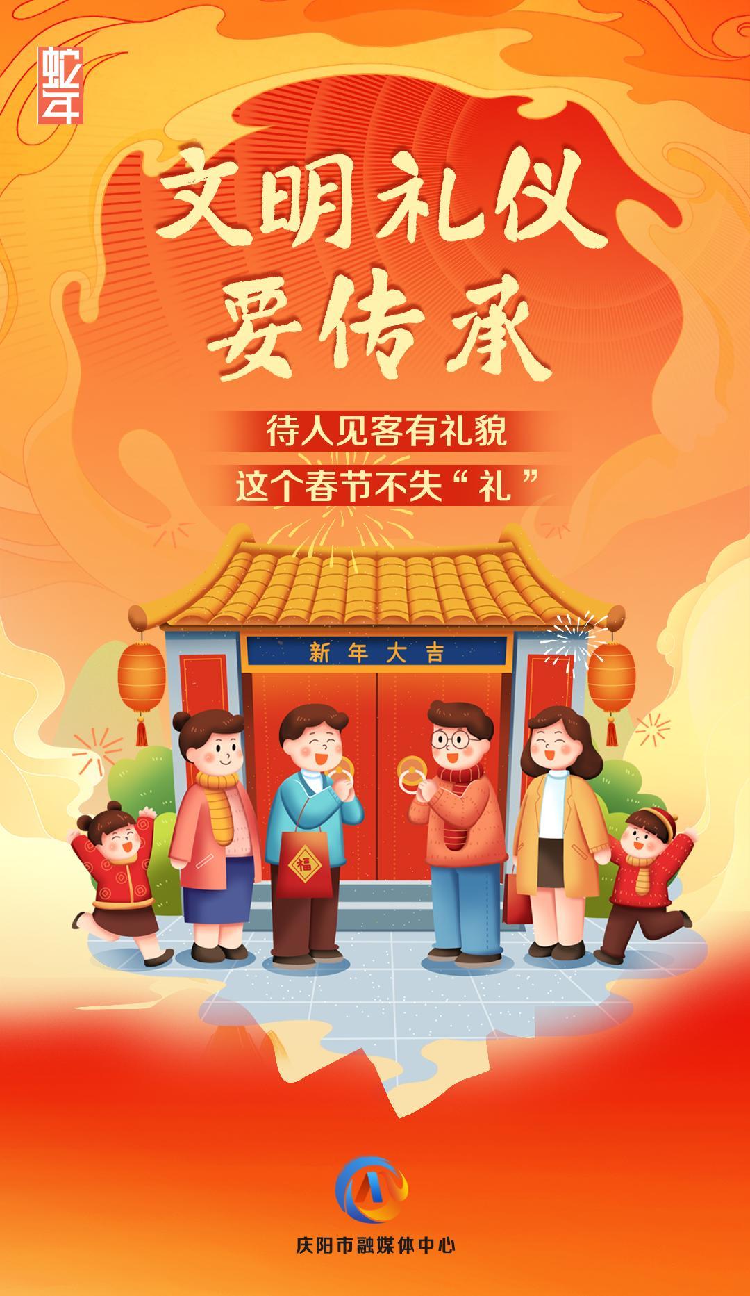 網(wǎng)絡中國節(jié)丨文明禮儀要傳承【文明健康過年】