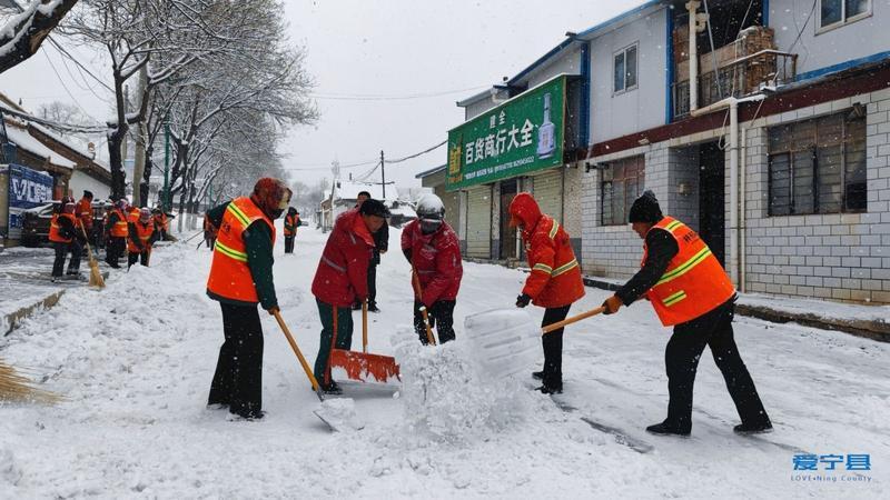 寧縣：除雪保暢 守護(hù)市民安全出行