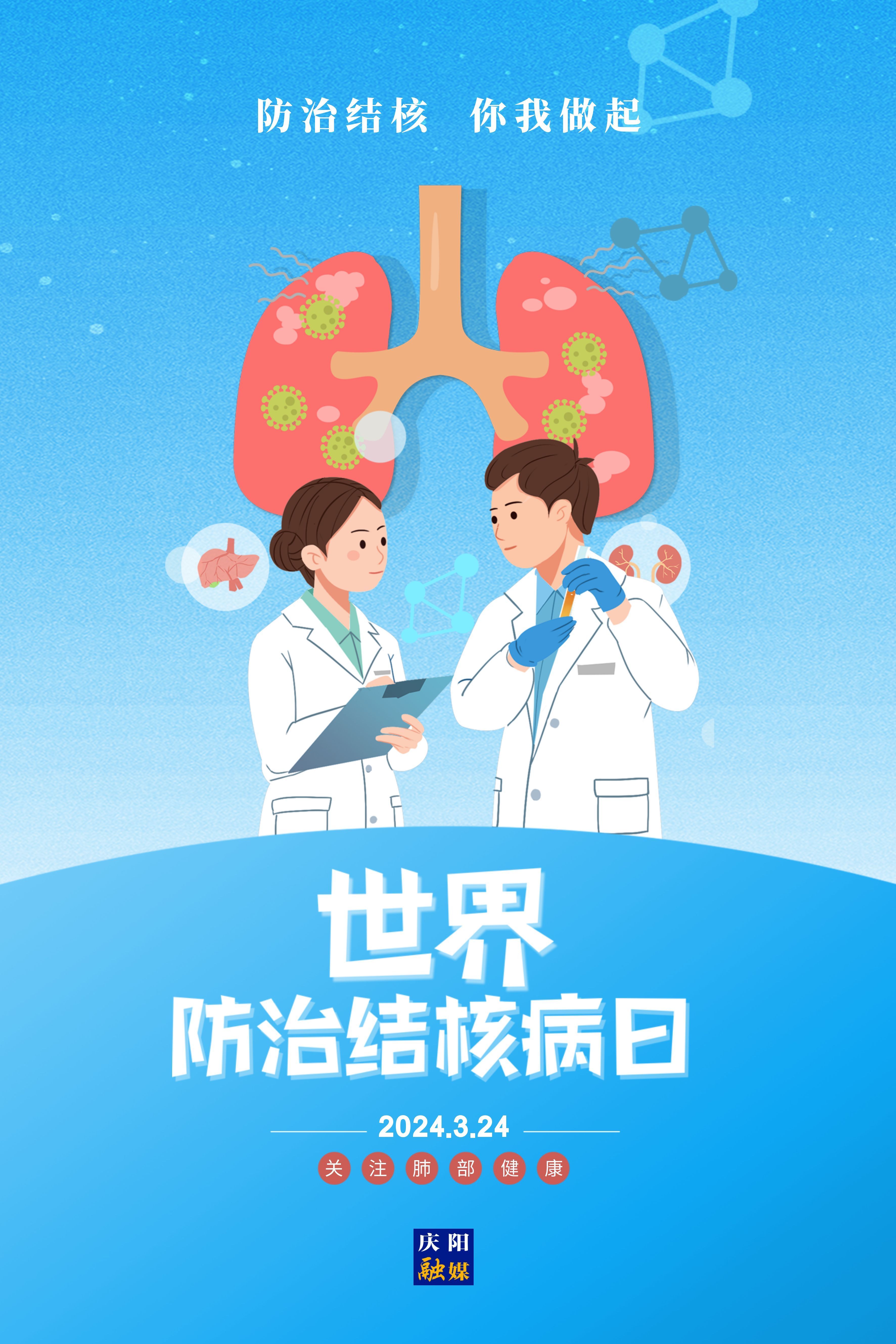 【微海報】世界防治結(jié)核病日 | 全面行動 全力投入 全民參與 終結(jié)結(jié)核
