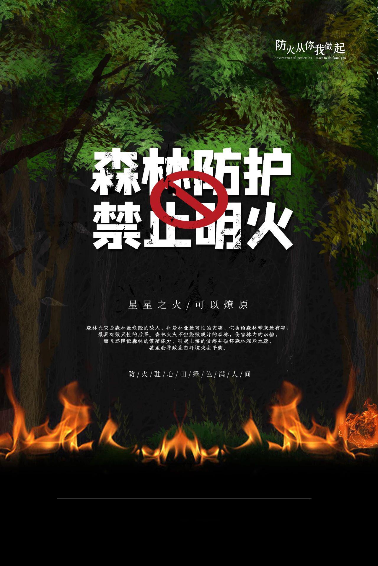 森林防護(hù) 禁止明火