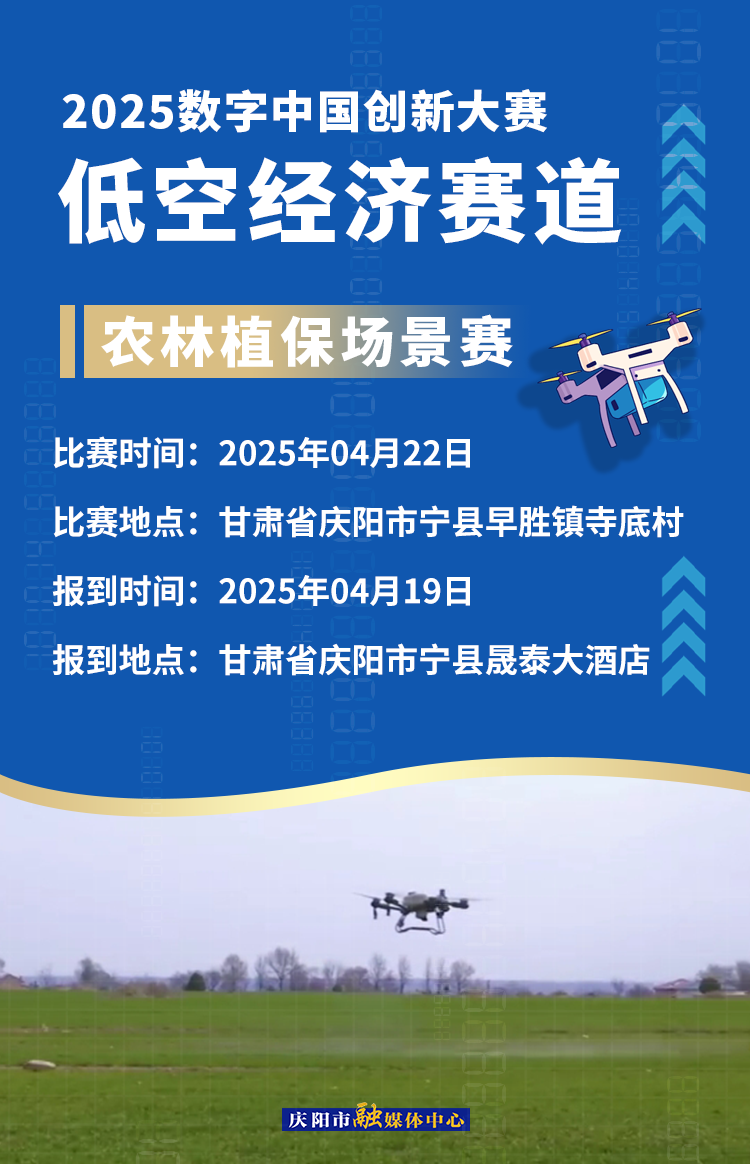 【微海報】2025數(shù)字中國創(chuàng)新大賽低空經(jīng)濟賽道場景賽賽事安排——農(nóng)林植保場景賽