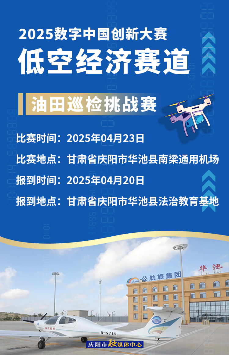 【微海報】2025數(shù)字中國創(chuàng)新大賽低空經(jīng)濟賽道場景賽賽事安排——油田巡檢挑戰(zhàn)賽