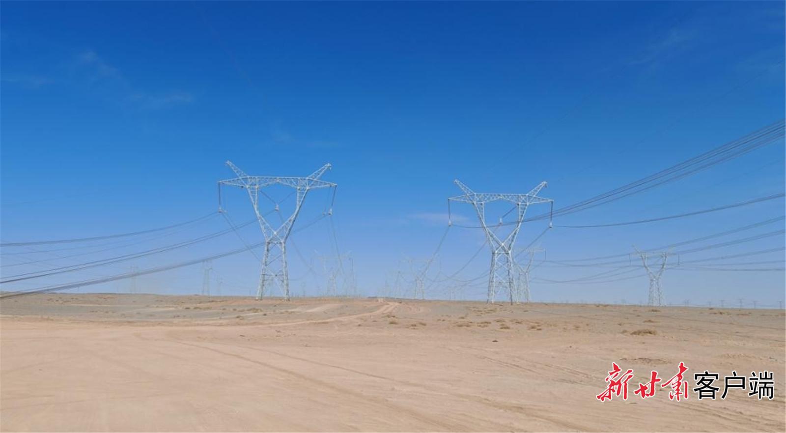 為“隴電入川”工程打好基礎(chǔ) 金塔—玉門750千伏線路工程全線貫通