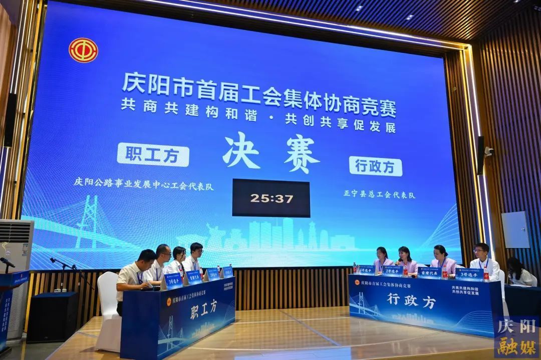 正寧縣總工會代表隊榮獲一等獎！慶陽市首屆工會集體協(xié)商競賽圓滿落幕